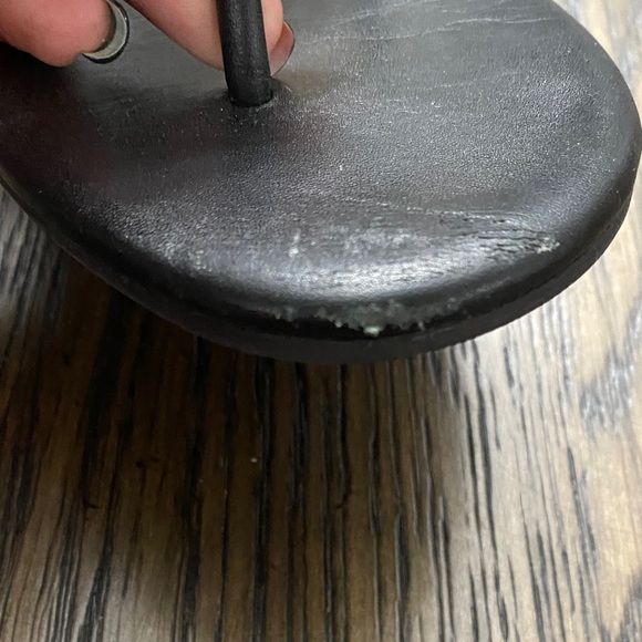 Tory Burch Black Leather Miller Sandals - Picture 5 of 7